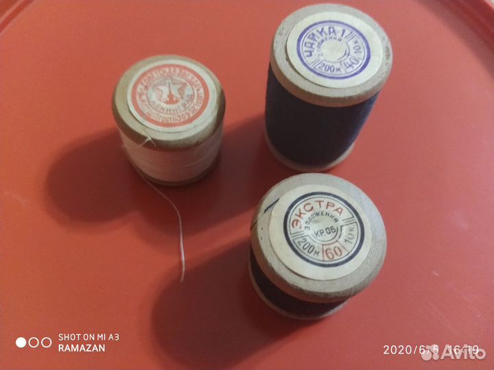 Нити для шитья