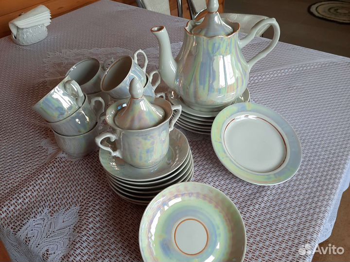 Перламутровый чайный сервиз СССР