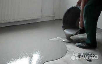 Стяжка пола, Наливной пол, выравнивание полов