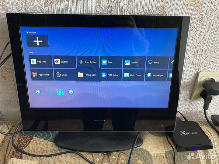 Телевизор+android приставка 4/32