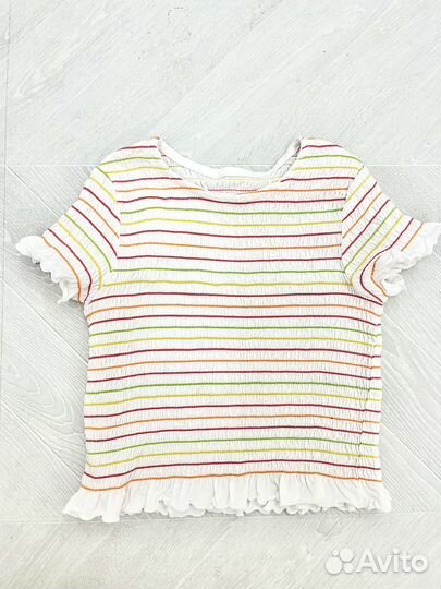 Футболка с оборками mayoral 110