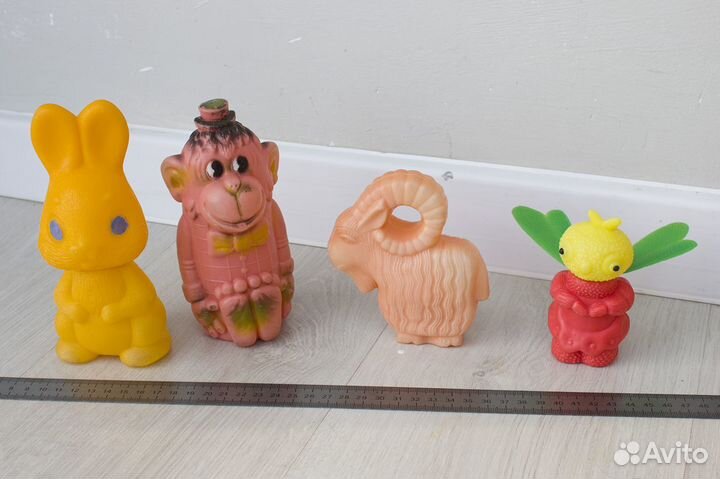 Советские пластмассовые полиэтиленовые игрушки