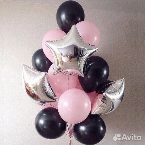 Фонтан из шаров 19шт (код0100)