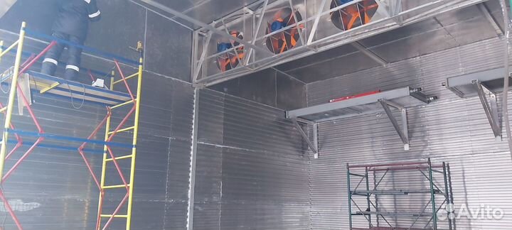 Сушильная камера древесины - 60 куб. загрузка