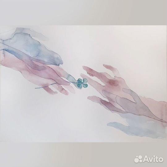 Интерьерная картина / акварель