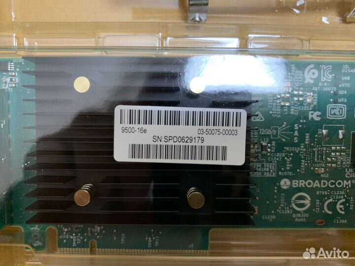 Контроллер LSI (broadcom) HBA 9500-16e SGL