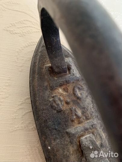 Утюг чугунный старинный 19 век