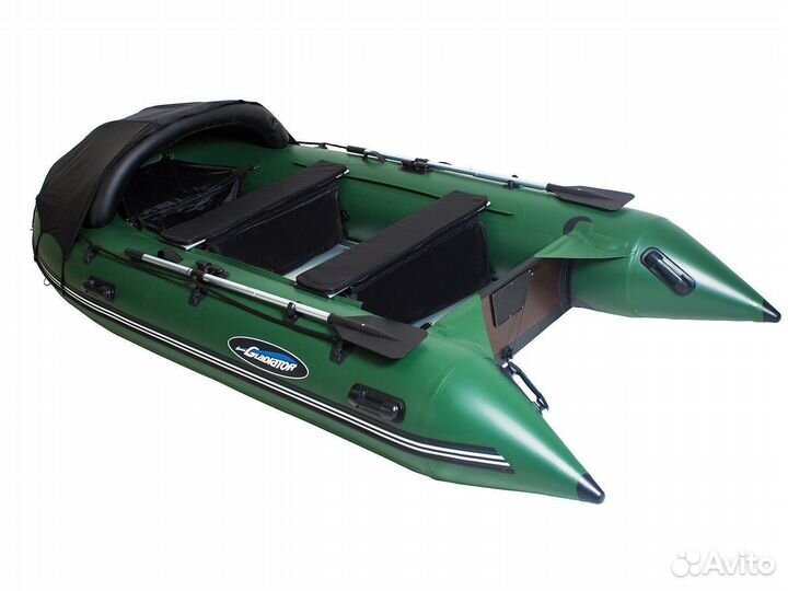 Лодка пвх Gladiator D370AL зеленый