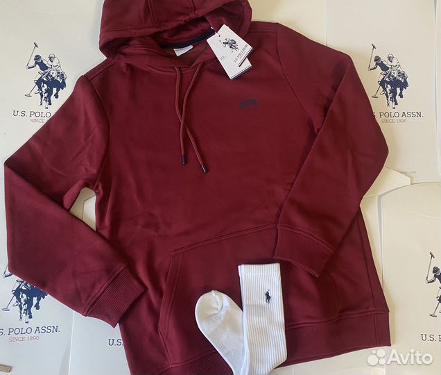 Толстовка мжуская us polo 48/50