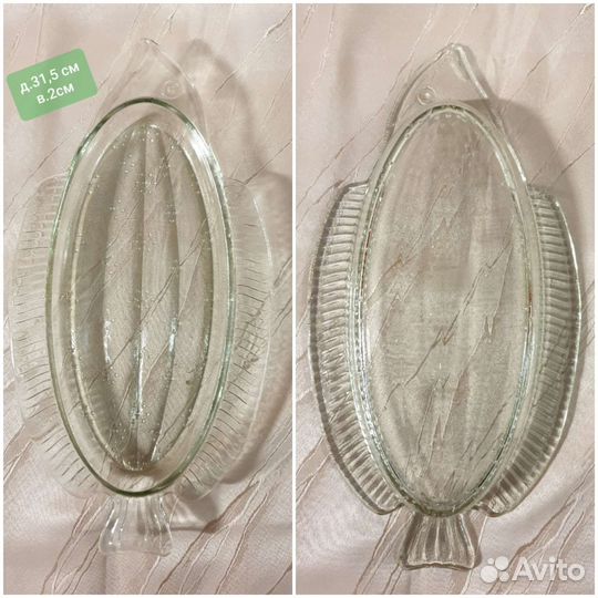 Поднос селедочница креманка сахарница ваза С