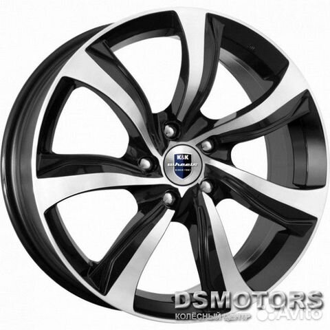 Диски Либерти 7/17 5x108 ET45 d67.1 алмаз чёрный