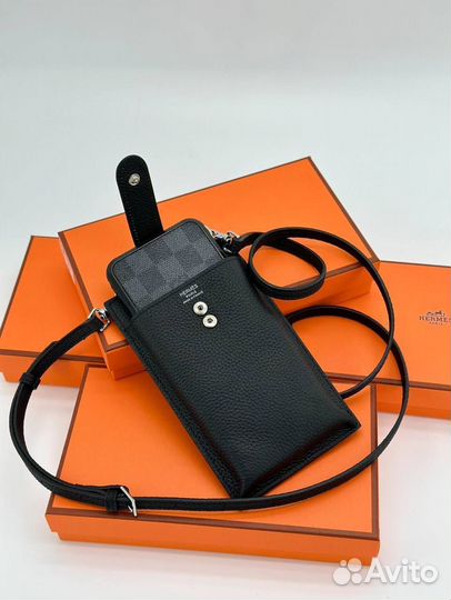 Сумка hermes для мобильной