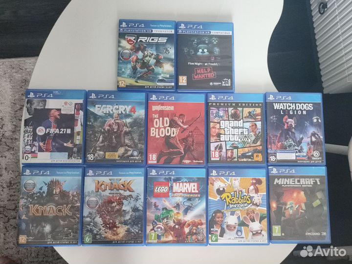 Sony PS4 игры и vr