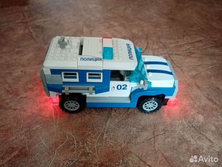 Машина полиции, конструктор город мастеров