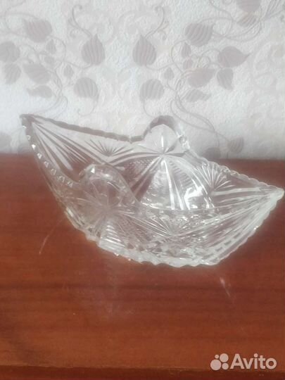 Лодочка хрусталь,стопки,фужеры,бокалы из СССР