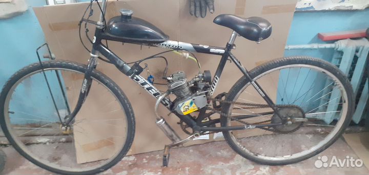 Велосипед с веломотором f80