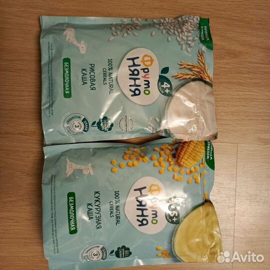 Детские каши безмолочные