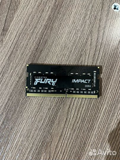 Оперативная память для ноутбука Kingston 8Gb DDR4