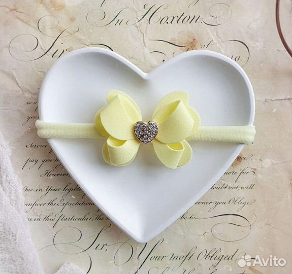 Повязки бантики для малышек