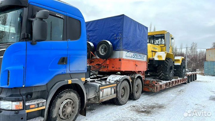 Перевозка негабаритных грузов тралом