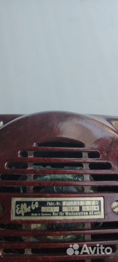 Фен старинный elbe Германия рабочий