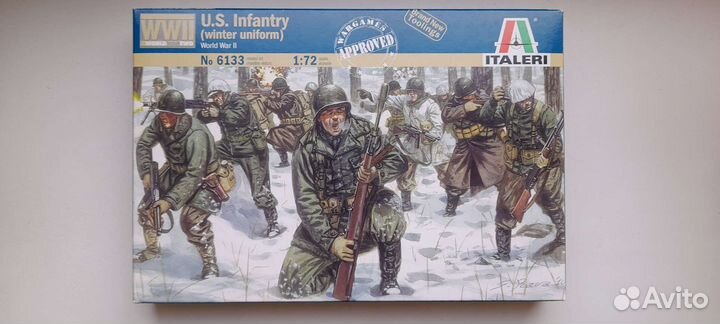 Солдаты U.S. Infanty (winter uniform) 1/72 Italerl