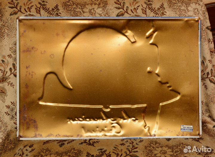 Рекламный постер Lucky strike В-52, металл