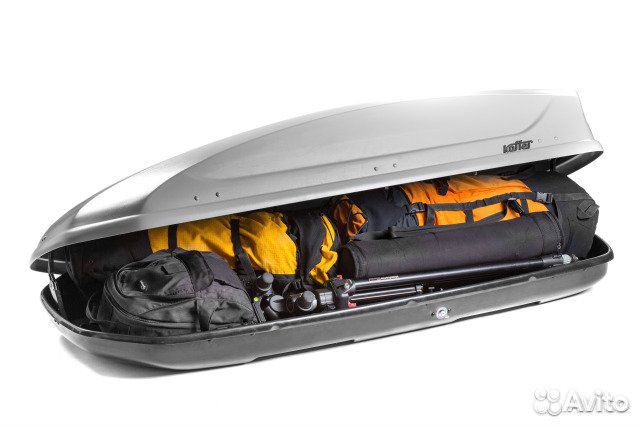 Автобокс багажник Koffer A-440 серый