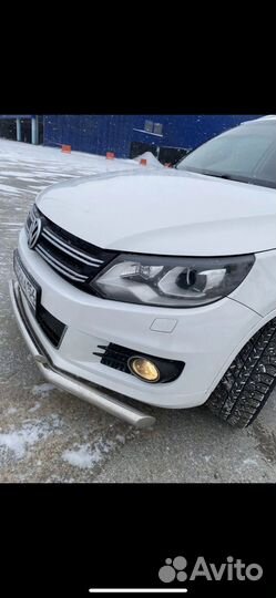 Обвес Tiguan. Защита переднего и заднего бампера