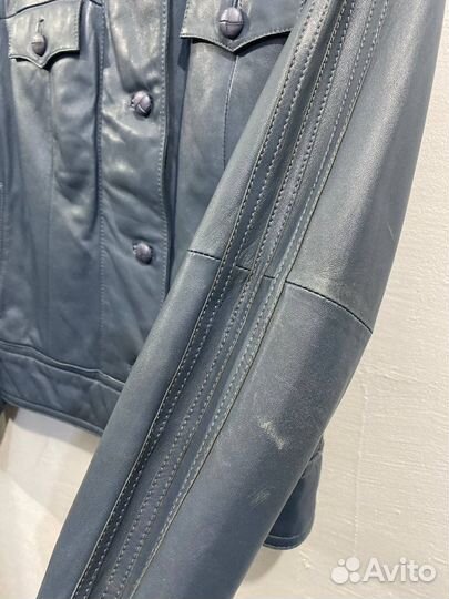 Кожаная куртка Adidas Оригинал Винтаж