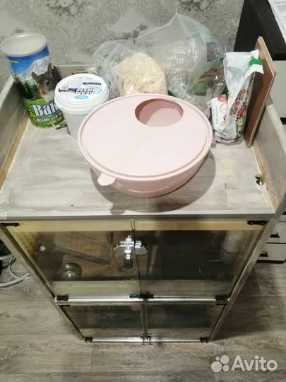 Клетка витрина для грызунов шиншилл, дегу, хомяков