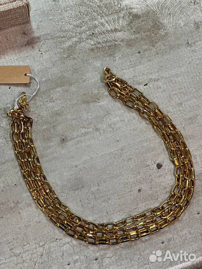 Винтажное колье цепи Monet