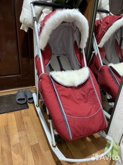 Коляска санки 