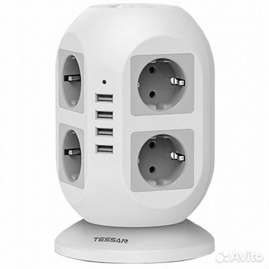 Распределитель питания Tessan JW402 серый 537889