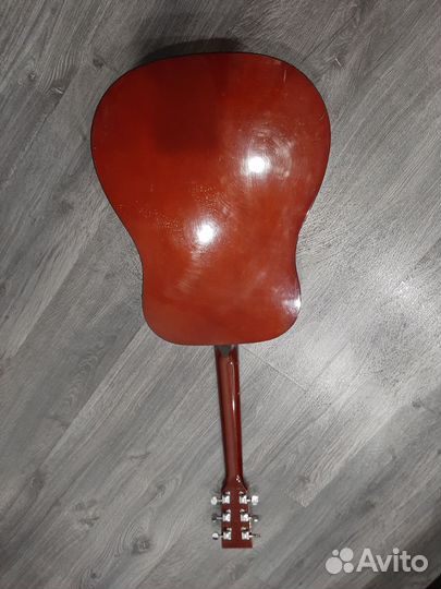 Акустическая гитара 6 струнная бу