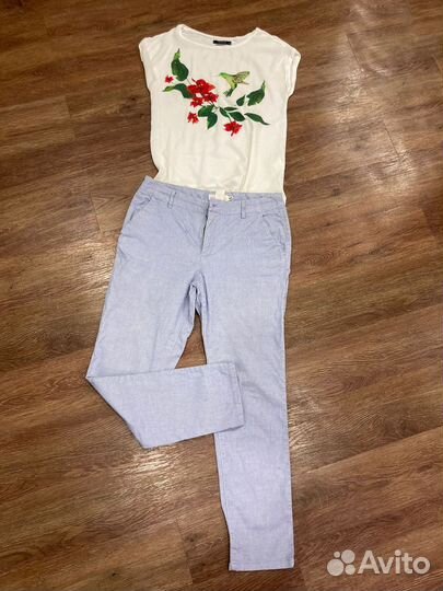 Брюки h&m и футболка reserved