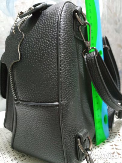 Новый кожа рюкзак женский