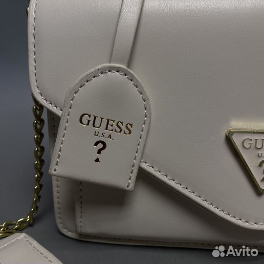 Новая сумка guess белая