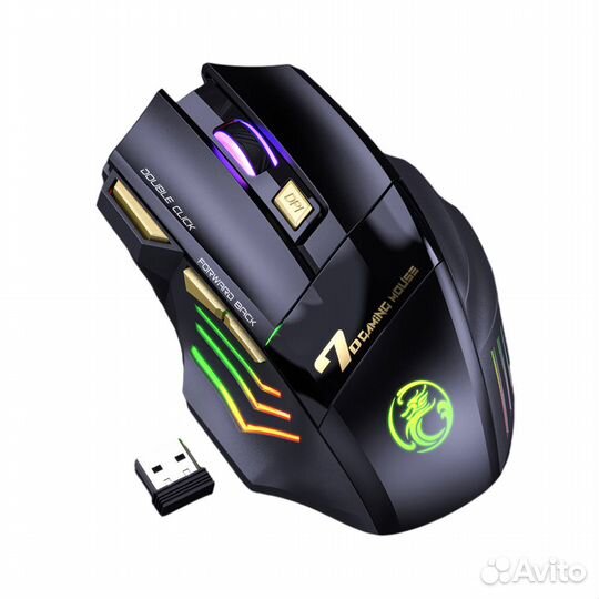 Игровая мышь беспроводная iMice RGB 3200 dpi