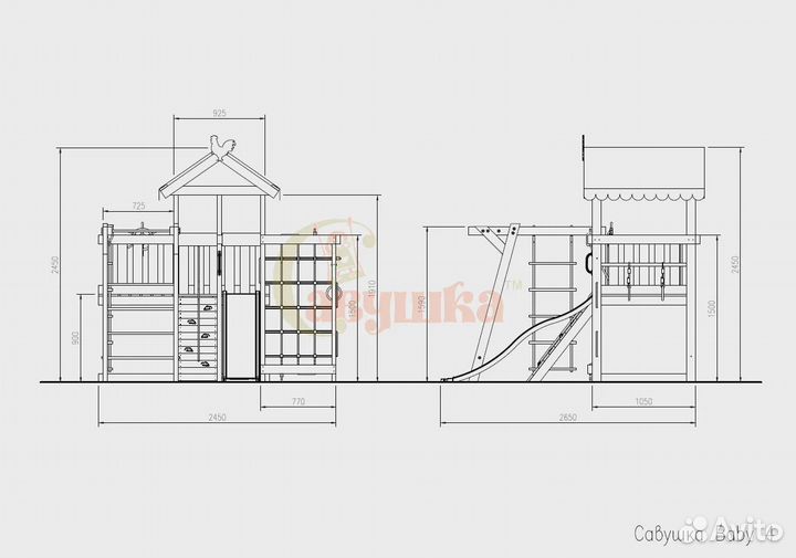 Игровой комплекс Савушка Baby 4