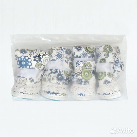 2 шт. Ботинки 'Модник', набор 4 шт, 2 размер (4,4