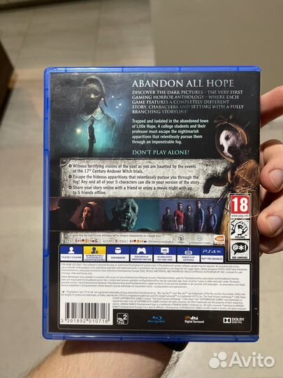 Игра little hope ps4/5