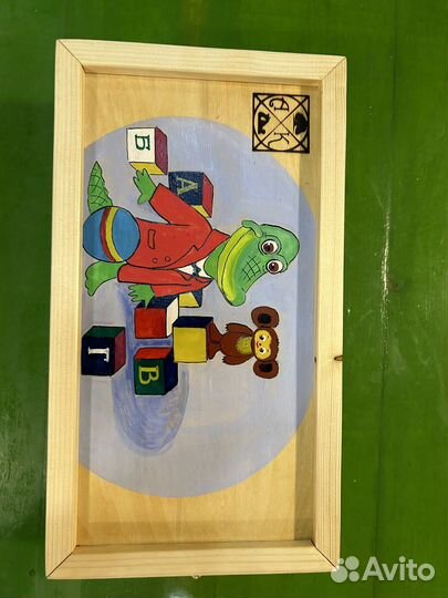 Детский деревянный конструктор «Чебурашка»