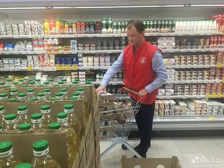 Работник торгового зала с ежедневной оплатой