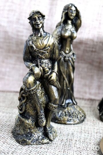 Скандинавские Боги 13см. Статуэтки.Один.Тор. Фрейя