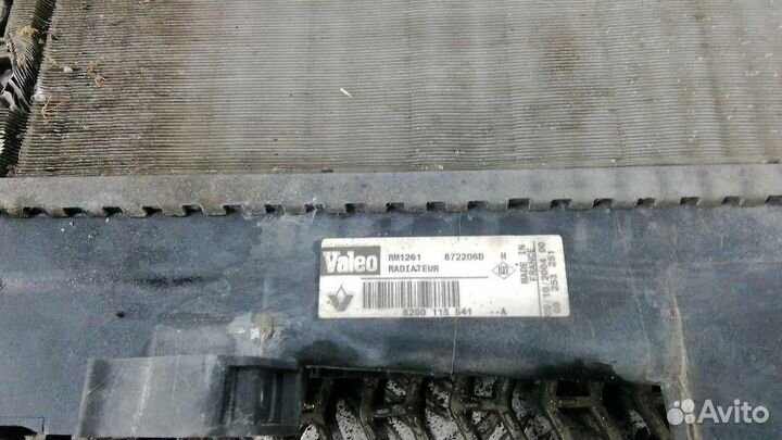 Радиатор основной Renault Megane