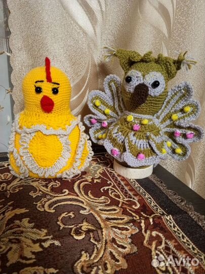Вязанные игрушки ручной работы