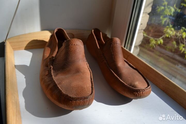 Ugg 44.5 мокасины мужские