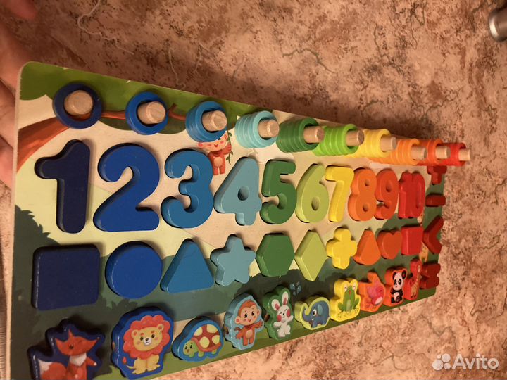 Деревянная развивающая игрушка