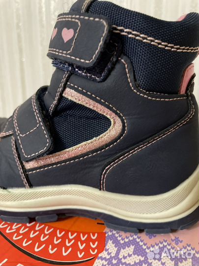 Ботинки теплые для девочки 28 размер